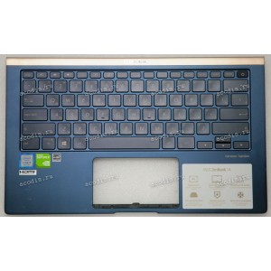 Keyboard Asus UX433FN ZenBook 14 синий русифицированный (13N1-60A0J31, 13N1-60A0321, 9Z.NFKLN.001 )+ Topcase Keyboard Asus UX433FN ZenBook 14 синий русифицированный (13N1-60A0J31, 13N1-60A0321, 9Z.NFKLN.001 )+ Topcase