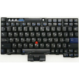 Keyboard Lenovo ThinkPad X60, X60S, X61, X61S чёрная матовая русифицированная (42T3515, 42T3547) Keyboard Lenovo ThinkPad X60, X60S, X61, X61S чёрная матовая русифицированная (42T3515, 42T3547)