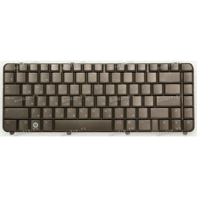 Keyboard HP dv5-1000 бронза русифицированная (502622-251)