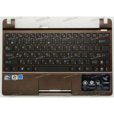 Keyboard Asus Eee PC X101CH коричневая русифицированная (13GOA3P4AP030-10)+ Topcase