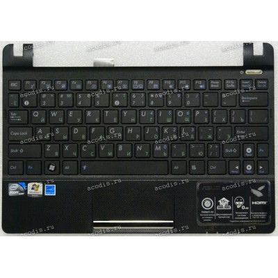 Keyboard Asus Eee PC X101CH чёрная русифицированная (13GOA3P2AP030-10) + Topcase