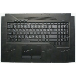 Keyboard Asus GL703GM, GL703GS-1F чёрная русифицированная (90NR00E1-R31RU0)+ Topcase