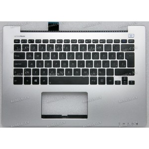 Keyboard Asus S300, S300C VivoBook серебристая нерусифицированная, словения (13NB00Z1AM0521, 13N0-P5A0322)