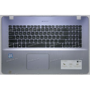 Keyboard Asus X705UB, X705UV-1B серо-синий русифицированная (90NB0EW2-R32RU0, 13N1-2FA0211)+ Topcase