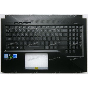 Keyboard Asus GL503 чёрная матовая русифицированная (EABKL004070, 3BBKLTAJNF0, 13NR0082AP0101)+ Topcase