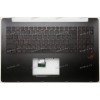 Keyboard Asus N501VW-2B, G501VW чёрный матовый, русифицированный (90NB0AU3-R32RU0, 13NB0AU3AM0201)+ Topcase