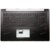 Keyboard Asus N501VW-2B, G501VW чёрный матовый, русифицированный (90NB0AU3-R32RU0, 13NB0AU3AM0201)+ Topcase Keyboard Asus N501VW-2B, G501VW чёрный матовый, русифицированный (90NB0AU3-R32RU0, 13NB0AU3AM0201)+ Topcase