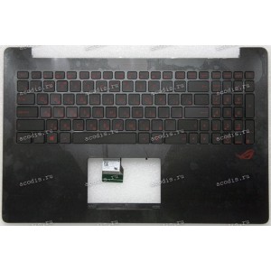 Keyboard Asus G501VW, N501VW-2B чёрный матовый, русифицированный (90NB0AU3-R33RU0, 13NB0AU3AM0401)+ Topcase