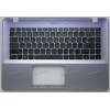Keyboard Asus X442UA-1B серо-синий (90NB0FJ2-R31RU0)+ Topcase Keyboard Asus X442UA-1B серо-синий (90NB0FJ2-R31RU0)+ Topcase