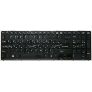 Keyboard Sony E17, SVE1713, SVE1713L1R, SVE1713A4R, SVE1713M1R, SVE1713X9R, SVE1713W1R, SVE1713P1R, SVE1713Y1R чёрная русифицированная (149161611RU, 9Z.N6CSW.G0R)