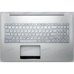 Keyboard Asus N552VW, N552VX-1A серебристый металл, русифицированная (90NB09P1-R31RU0)+ Topcase Keyboard Asus N552VW, N552VX-1A серебристый металл, русифицированная (90NB09P1-R31RU0)+ Topcase