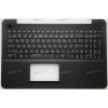 Keyboard Asus X555YA, X555YI-7K чёрный матовый, русифицированный  (90NB09C8-R31RU0, 13N0-R7A1211, 13NB0628AP0311)+ Topcase