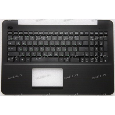 Keyboard Asus X555YA, X555YI-7K чёрный матовый, русифицированный  (90NB09C8-R31RU0, 13N0-R7A1211, 13NB0628AP0311)+ Topcase