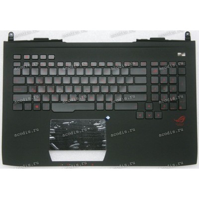 Keyboard Asus G751JL, G751JM-1A, G751JT, G751JY чёрный матовый, русифицированный (90NB06G1-R30200)+ Topcase