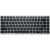 Keyboard Asus U30, U30JC, U30SD, U35, U35JC, U40, U40SD, UL30, UL30A, UL30VT, UL80, UL80VT черная с серебристой рамкой (04GNWT1KRU00-3)