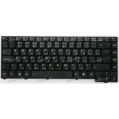 Keyboard Asus F3 черная (04GNI11KRU40-2, MP-06916SU-5282) русифицированная
