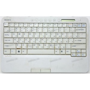 Keyboard Sony VGP-WKB6RU (p/n: 148055811) беспроводная (White/Matte/RUO) русифицированная белая матовая