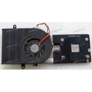 Сист.охл. Toshiba Satellite A100, A105 (p/n 6033B0007601, 6043B0011901, V000060560) CPU, 3 pin