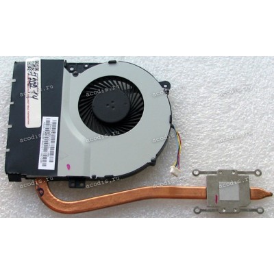 Сист.охл. Asus X550EA (p/n 13NB03R1AM0101) 4 pin
