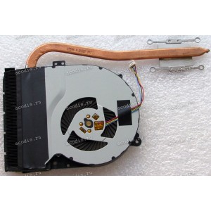 Сист.охл. Asus X550EA (p/n 13NB03R1AM0101) 4 pin