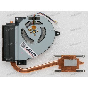 Сист.охл. Asus P2440UA, P2540UA, P453UA, P553UA (p/n 13NX00T1AM0101, 13N0-TAA0601) 4 pin