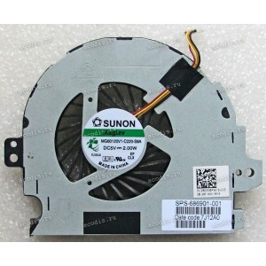 Кулер HP Envy M6-1000, M6-1100, M6-1200, M6-1300 (p/n SPS-686901-001) 4 pin