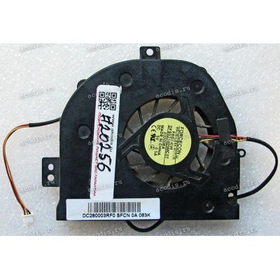 Кулер Toshiba Satellite X200-251, P200, P205, X200, X205 (p/n DC280003RF0) 3 pin