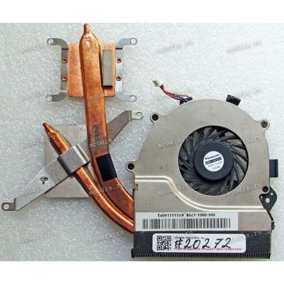 Сист.охл. Sony VPCCA, PCG-61715V (p/n 300-0001-1758-A, A1961178A, UDQFLZH26CF0) 3 pin