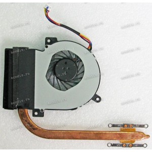 Сист.охл. Asus Eee PC 1215P (p/n: 13NA-38A0102, 13GOA381AM010-2) 4 pin