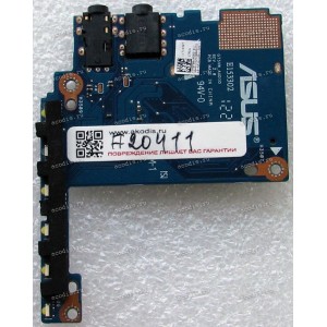 Audio & CardReader board Asus G75VW, G75VX (p/n 90R-N2VAU1000Y) REV:2.0