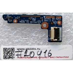 Power Button board Lenovo IdeaPad Yoga 2 11 (p/n AIUU1 NS-A201) REV:1.0
