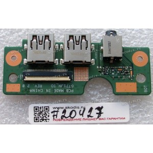 USB & Audio board Asus G771JM, N751JM, N751JW (p/n: 90NB0750-R11000) REV:2.0