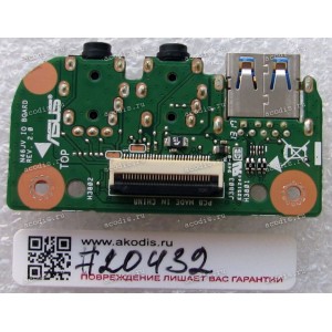 USB & Audio board Asus N46JV (p/n: 90NB01C0-R10020) REV:2.0