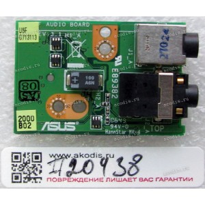 Audio board Asus U5F (p/n: 60-NE6AD2000-B02) REV:3.1