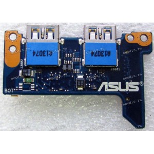 USB board Asus G75VX (p/n 90R-NLEUS1000Y) REV: 2.0