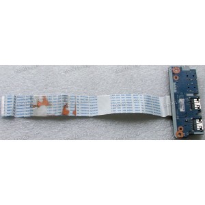 USB & Audio & cable board Asus K75DE (p/n: 90R-NB3US1000C) REV:2.0