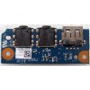 USB & Audio board Asus K55DE, K55DR, K55N (p/n 90R-NANIO1000Y) REV 2.0