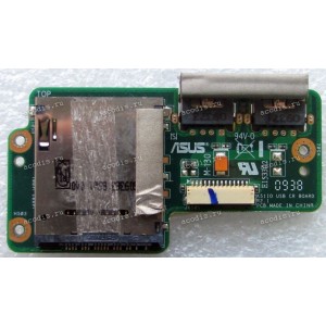 USB & CardReader board Asus K51AC, K51AE, K61IC (p/n 69N0ESG10B03-01) REV 2.1 USB & CardReader board Asus K51AC, K51AE, K61IC (p/n 69N0ESG10B03-01) REV 2.1