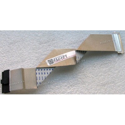 LCD LVDS FFC шлейф мониторный 30 pin обратный, шаг 1.0 mm, длина 240 mm Asus LCD Monitor VH228DE, VS228D, VS228DE, VS228DR, VS228T-P, VS247N, VS247NR (p/n 14004-00730800, 14004-00760300), с замками с двух сторон