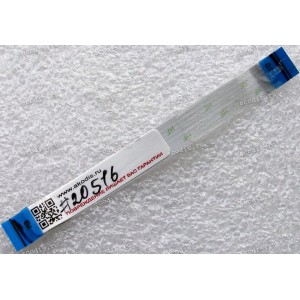 FFC шлейф 20 pin прямой, шаг 0.5 mm, длина 107 mm IO Asus TP300LA, TP300LD, TP300LJ, TP300UA, TP301UA, TP301UJ (p/n 14010-00151400) экранированный