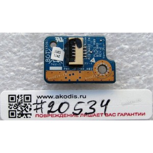 Power Button board Toshiba Satellite C850 (p/n PWR_J01PWR_H02)