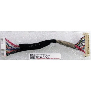 LCD LVDS шлейф мониторный 30 pin, шаг 1.0 mm, длина 125 mm Asus LCD Monitor PB238Q (p/n 14004-01060100)
