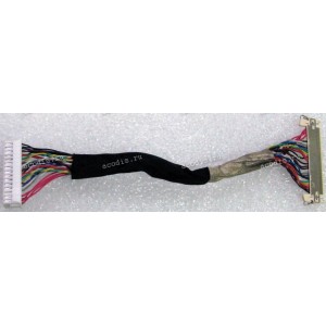 LCD LVDS шлейф мониторный 30 pin, шаг 1.0 mm, длина 125 mm Asus LCD Monitor PB238Q (p/n 14004-01060100)