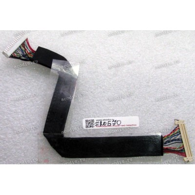 LCD LVDS шлейф мониторный 30 pin, шаг 1.0 mm, длина 245 mm Asus LCD Monitor VC239H, VC239H-W, VC239N, VC239N-W (p/n 14011-00360700)
