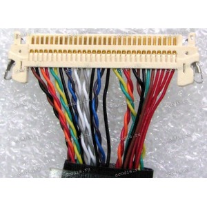 LCD LVDS шлейф мониторный 30 pin, шаг 1.0 mm, длина 245 mm Asus LCD Monitor VC239H, VC239H-W, VC239N, VC239N-W (p/n 14011-00360700)