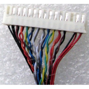 LCD LVDS шлейф мониторный 30 pin, шаг 1.0 mm, длина 300 mm Asus LCD Monitor VN248HA, VN248NA, VN248QA, VN248Q-P (p/n 14011-00220100)