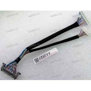 LCD LVDS шлейф мониторный 30 pin, шаг 1.0 mm, длина 180 mm Asus LCD Monitor PA249Q (p/n 14004-01460100)