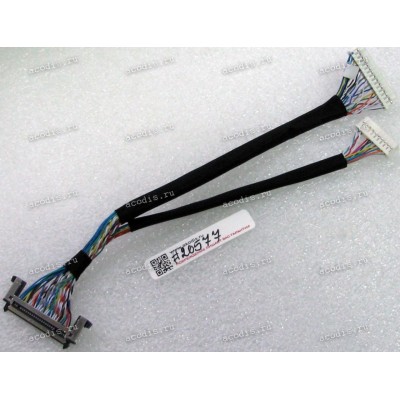 LCD LVDS шлейф мониторный 30 pin, шаг 1.0 mm, длина 180 mm Asus LCD Monitor PA249Q (p/n 14004-01460100)