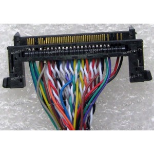 LCD LVDS шлейф мониторный 30 pin, шаг 1.0 mm, длина 180 mm Asus LCD Monitor PA249Q (p/n 14004-01460100)