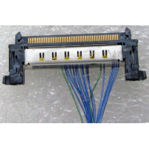 LCD LVDS шлейф мониторный 30 pin, шаг 0.5 mm, длина 110 mm Asus LCD Monitor MG24UQ (p/n 14011-01560000)